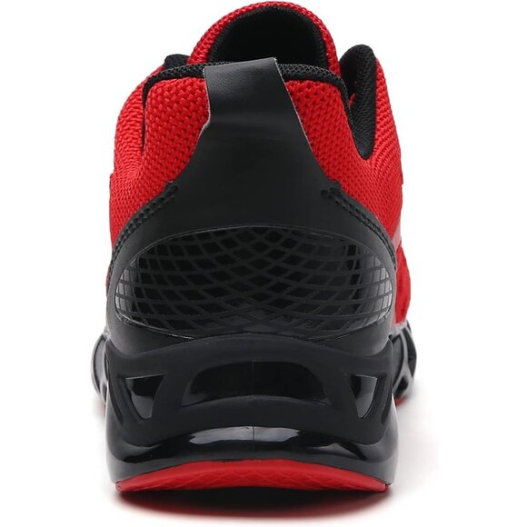 Women's Red Walking Running Tennis Non Slip Athletic Sneakers Shoes - Picture 5 of 5